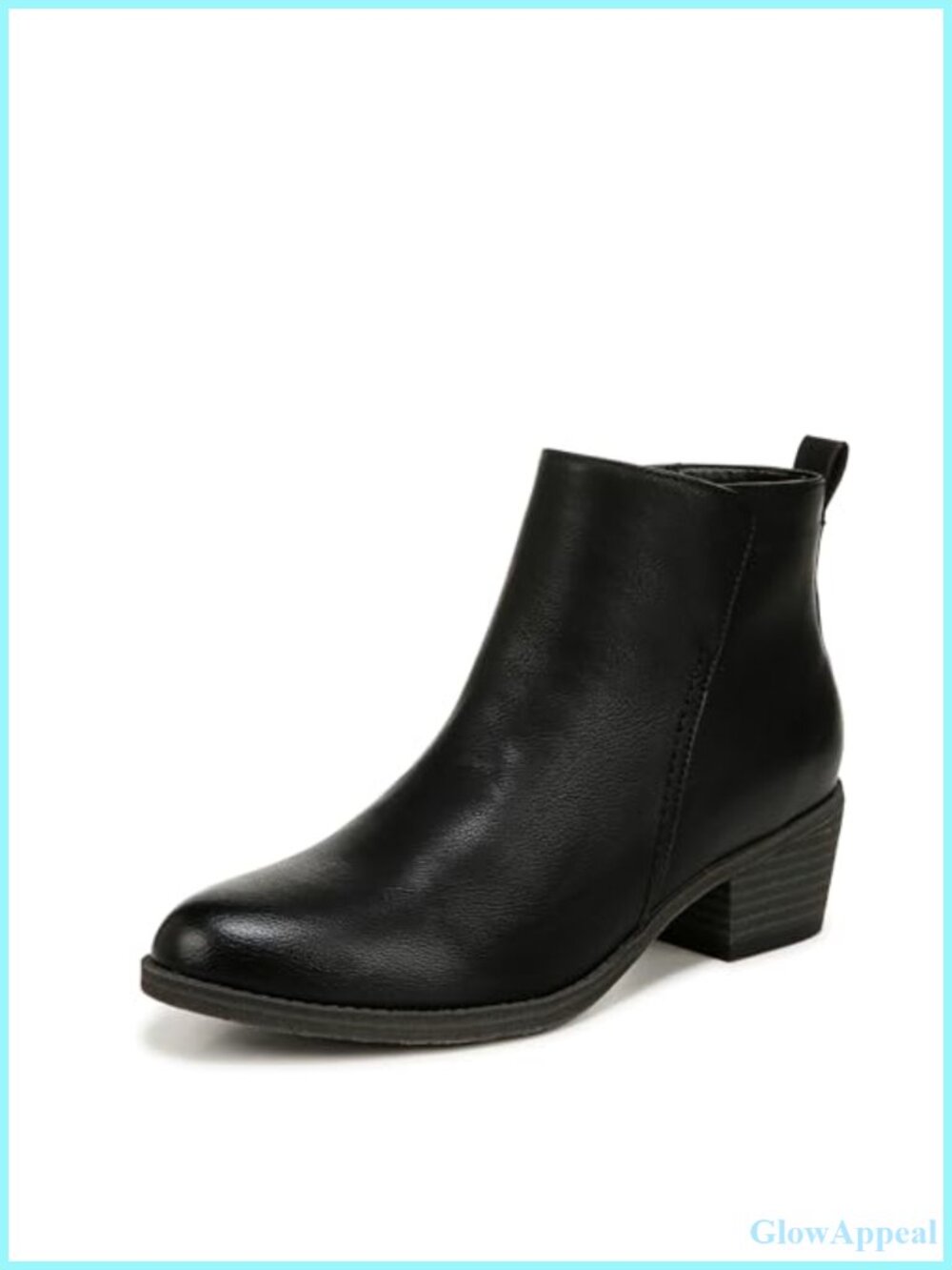 Chelsea Ankle Bootie Synthetic Block Heel Comfort